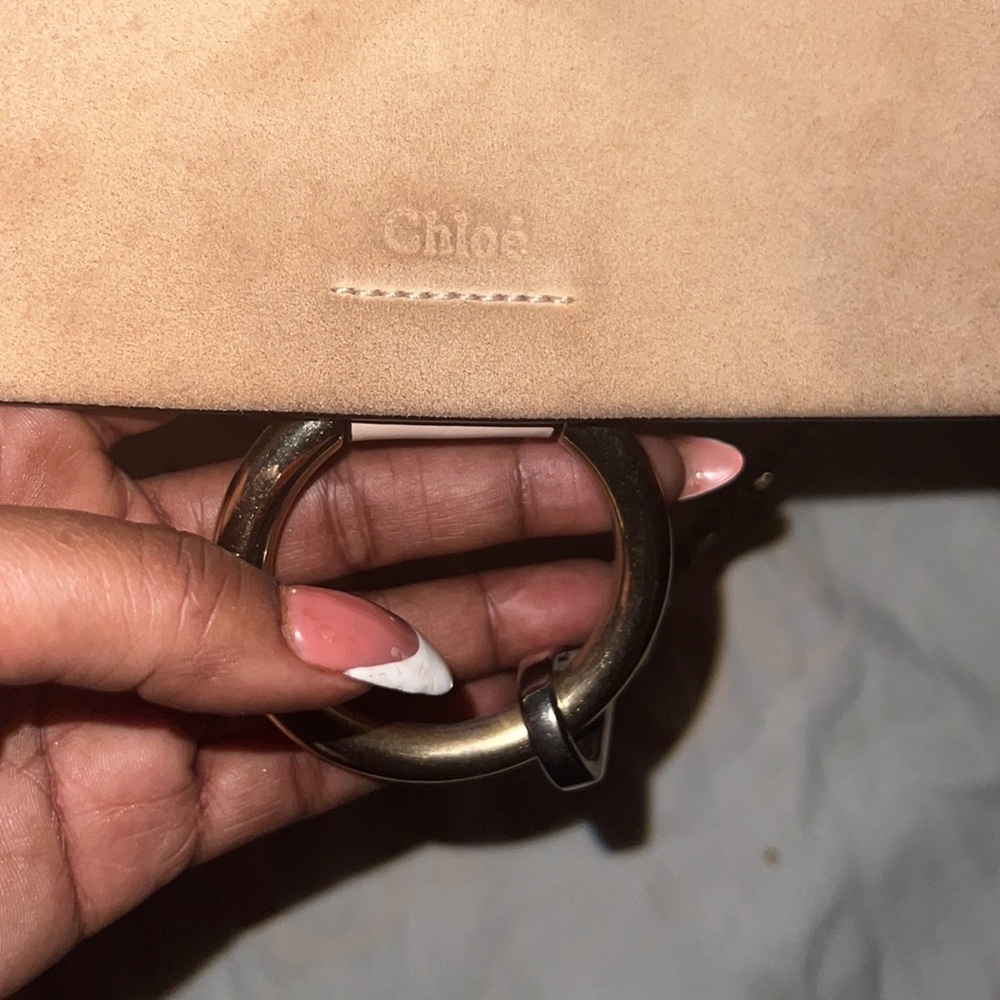 Pink Calf Skin And Leather Bag
